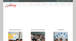 Desktop Screenshot of colegiolaly.com.br