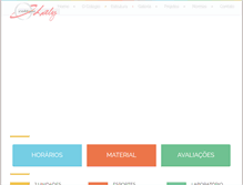 Tablet Screenshot of colegiolaly.com.br